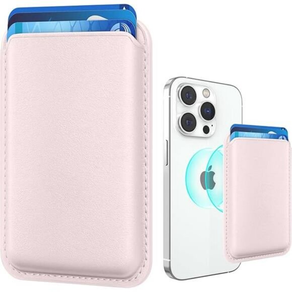 MagSafe wallet phone card holder RFID blocking leather magnetic case iPhone 15 1 - Picture 7 of 7